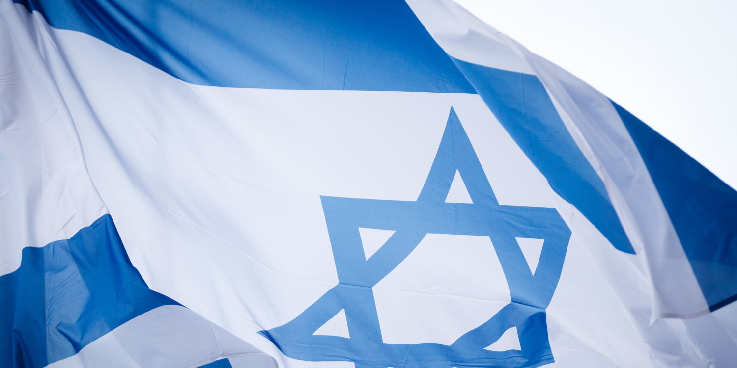 Foto einer Israel-Fahne